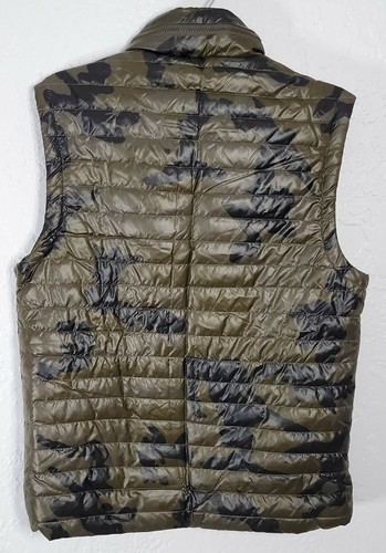 i Jeans by Buffalo Hooded Puffer Vest Men’s Size M Green Camo RN 85706 - Picture 6 of 8