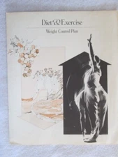 Vintage Diet & Exercise, Weight Control Plan Brochure, The Upjohn Company, 1975