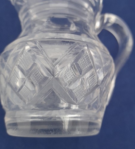 Antique Georgian Anglo-Irish Lead Crystal Milk Jug Or Creamer Circa 1830 11cm - Picture 13 of 16