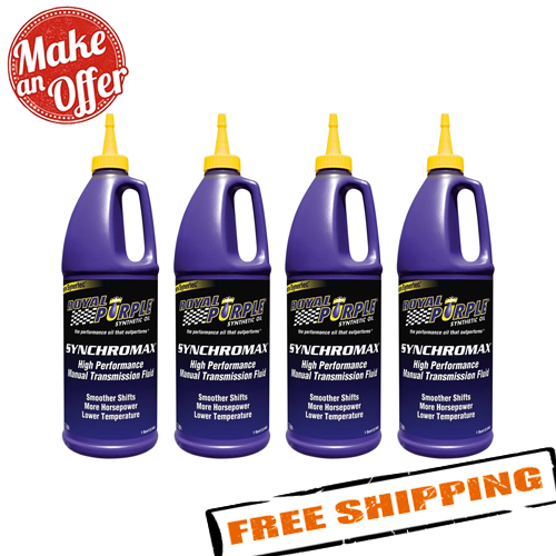 Royal Purple 01512 Synchromax Manual Transmission Fluid 4 Quarts eBay