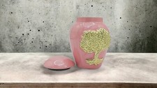 Pink Cremation Urns for Ashes Adult Male/Female -Beautiful Unique 3D Style Decor