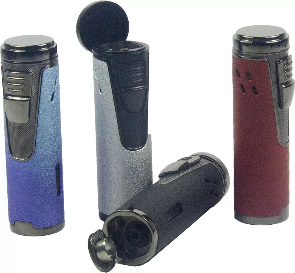 &ndash; Quintuple Flame With Cigar Punch, Gift Idea