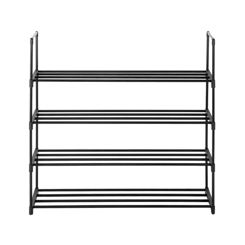 4 Tiers Shoe Rack Shoe Tower Shelf Storage Organizer for Bedroom, Entryway - Picture 7 of 8