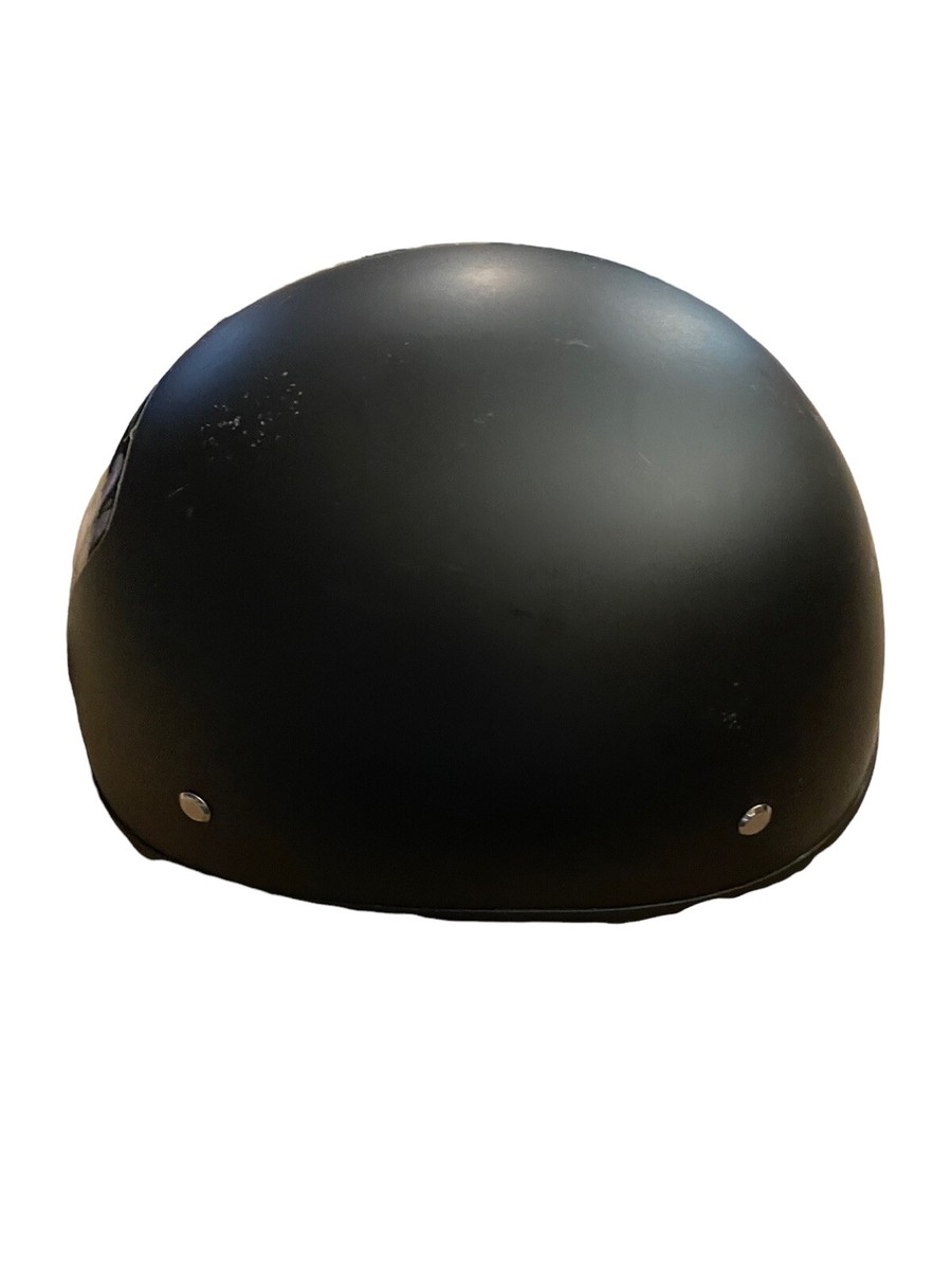 その他 mossmoth LDMET DOT FMVSS No 218 Certified XL Black Motorcycle Helmet