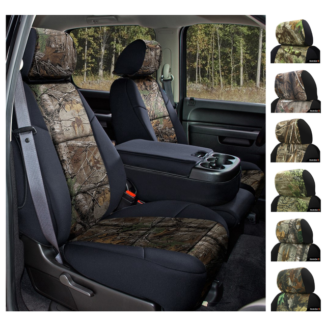 Seat Covers Realtree Camo For Jeep Patriot Coverking Custom Fit eBay