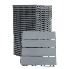 12” Outdoor Living Patio Deck Tiles, Plastic Outdoor Flooring Interlocking USA