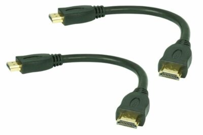 2 Stück 20cm High Speed HDMI Kabel UltraHD 4Kx2K Full HD 3D ARC CEC HDMI HDTV