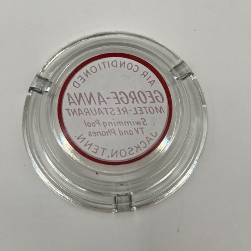 Motel Aschenbecher George Anna Motel-Restaurant Vintage Tabak Werbung Sammeln - Bild 3 von 4