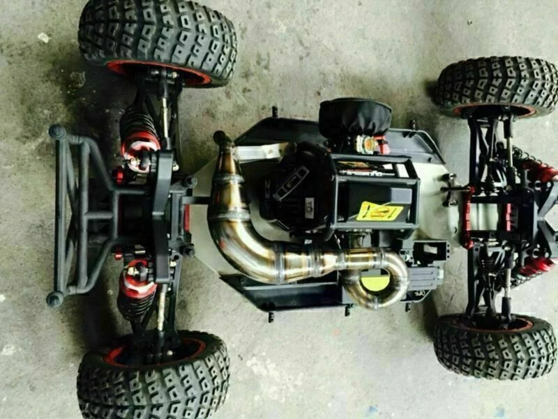 For Losi Desert Buggy XL DBXL LOS05001 Truck 1/5 RC Metal Exhaust Pipe Tube - Image 4 of 4