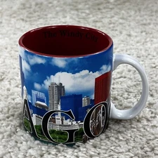Americaware 3D Mug Chicago The Windy City City Skyline Coffee Mug Illinois