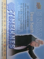 2010 Upper Deck North Carolina #159 Dean Smith