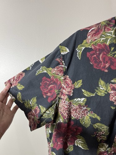 Camisa Denim & Supply Ralph Lauren Floral Hombres XL Hawaiana Manga Corta Abotonada - Imagen 5 de 14