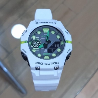 CASIO G-SHOCK GA-B001 Virtual Mix Series Tough Uhr Gelb Grün