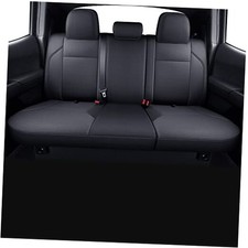 Rear Seat Covers Custom Fit for 2024 2025 Tacoma 2024-2026 Rear Only Black