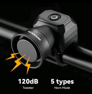 BENGUD ✅Mini Fahrrad🚴Klingel Signal Elektrisch 120db🔊 Laut Hupe Horn Radfahren Akku🔋