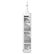 Silite High Temp Silicone RTV Sealant, 10.3 oz, Cartridge, Clear Devcon 17150