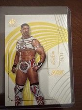 /50 Anthony Bowens Yellow Parallel 2025 UPPER DECK SP SIGNATURE EDITION AEW #7 