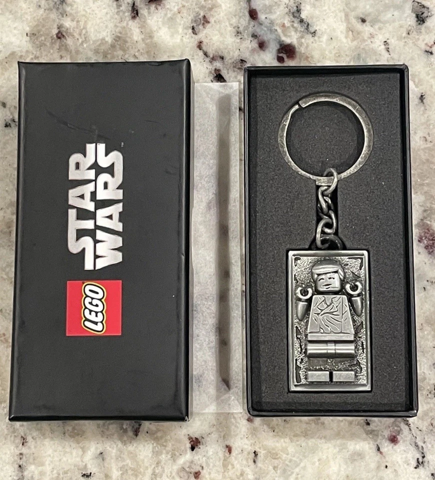LEGO 5006363 Han Solo In Carbonite Metal Keychain VIP Star Wars BRAND NEW GWP - Image 1 of 2