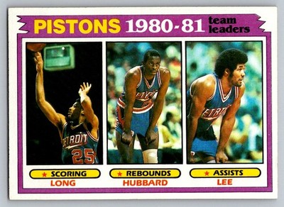 1981-82 Topps #50 John Long / Phil Hubbard / Ron Lee