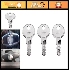 "3 Pre-Cut Keys for Bauer Leer Lock Knapkeide Raider Truck Cap Tonneau Cover RV"