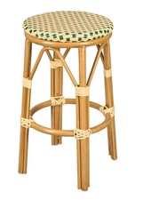 Beige Green 26" Counter Height Bistro Barstool by Chivari
