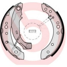 BREMBO Bremsbackensatz Bremsbacken hinten für Dacia Sandero II Logan MCV LS_