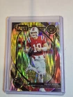 2024 Panini Select - Club Level Drake Maye #218 Red & Yellow Shock Prizm (RC)