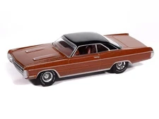 1970 Plymouth Sport Fury Burnt Orange 1:64 Scale Model - Auto World AWSP192A