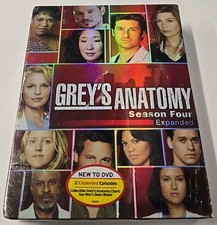 Grey's Anatomy: Season Four Expanded  DVD, 2007 New Sealed