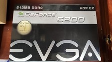 EVGA Nvidia GeForce 6200 Graphic Card AGP 8X 512MB DDR2 DVI VGA S-Video OPEN Box