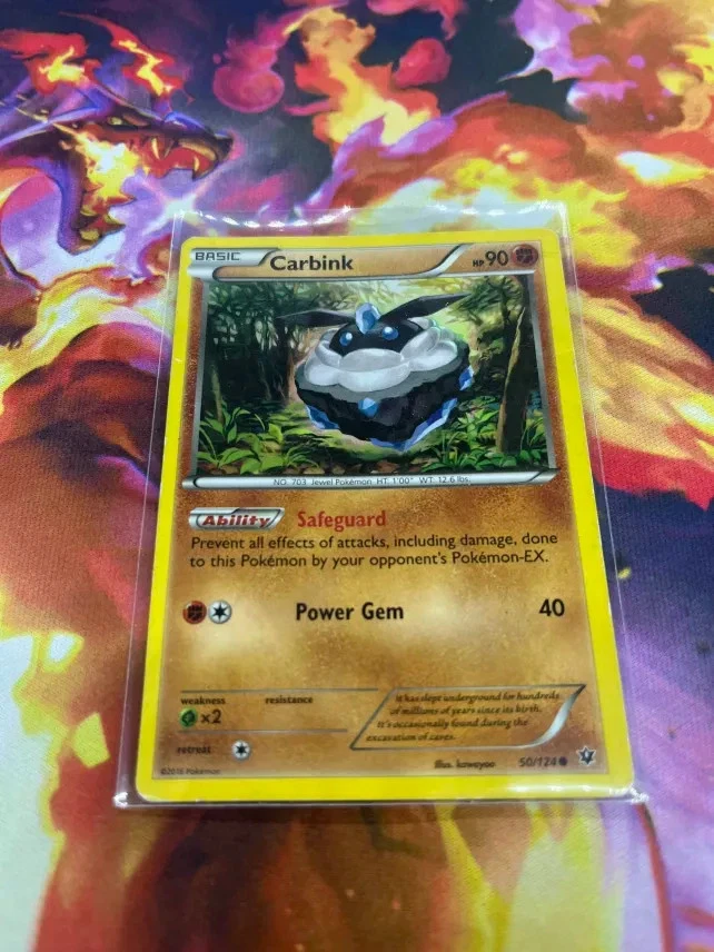 Carbink 50/124 Fates Collide Regular MP-Moderately Played Pokémon TCG - Image 3 of 4