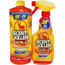 Hunt Dry Technology Scent Killer Gold 44 FL OZ Refill - Unscented & Alcohol-Free