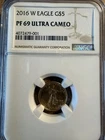 2016 $5 American Gold Eagle PF69