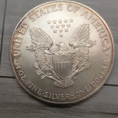 U.S. Mint American Eagle 1993 1 oz Silver One Dollar Coin .999 Fine Uncertified