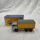 VINTAGE MATCHBOX LESNEY NO # 47 D.A.F. TIPPER CONTAINER TRUCK W/ ORIGINAL BOX