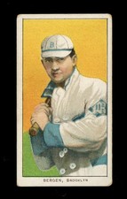 T206 Piedmont 150 Bill Bergen Batting Brooklyn Superbas Card VG Range (66176)