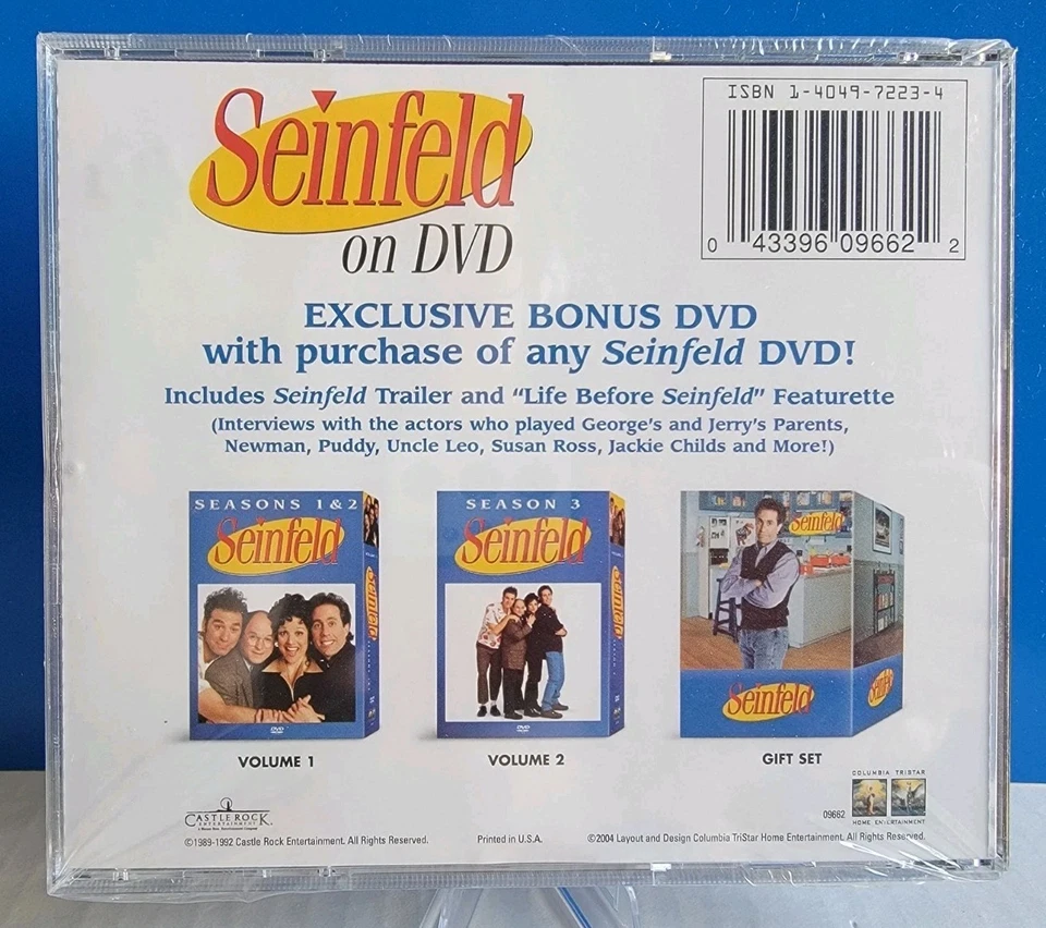 Seinfeld On DVD Exclusive Bonus DVD Video Brand New/Sealed - Image 2 of 2