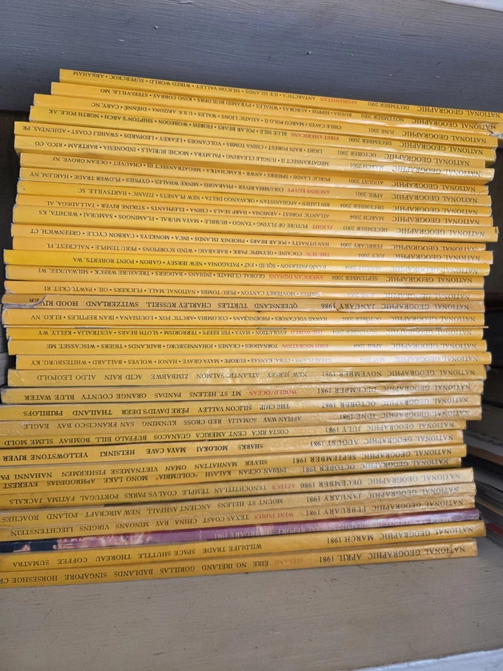 Lot Of Assorted National Geographic Magazines Dates Ranging From 1979-2004 - Imagem 2 de 3