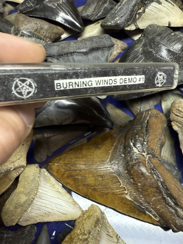 #45/66 BURNING WINDS DEMO #1 RAW GRIM UNHOLY BLACK METAL STATAN ISLAND NY - Imagen 6 de 8