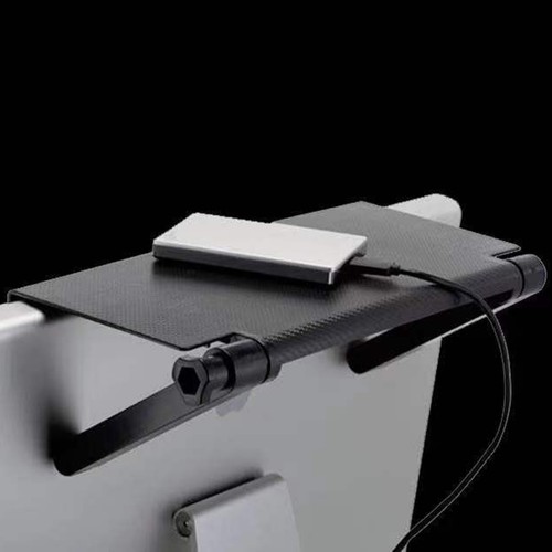 Mobile Phone Holder Rack Computer Desk Organizer Wall Mounted Tv with Router - Afbeelding 2 van 13