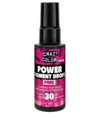 Crazy Color Power Pigment Drops Pink 30ml