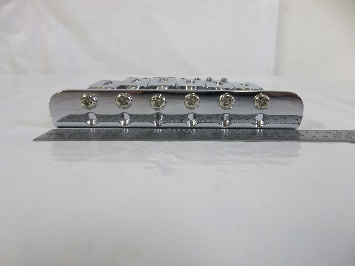 REAL Fender Squier Tele TOP LOAD BRIDGE 5-Screw Chrome Affinity