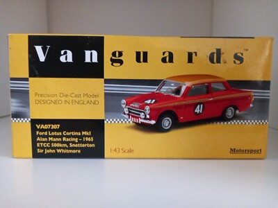 Very Rare Corgi Vanguards VA07307 Ford Cortina Mk1 Lotus Alan