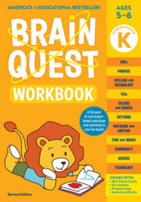 Brain Quest Workbook: Kindergarten Revised Edition (Brain Quest Wor - GOOD