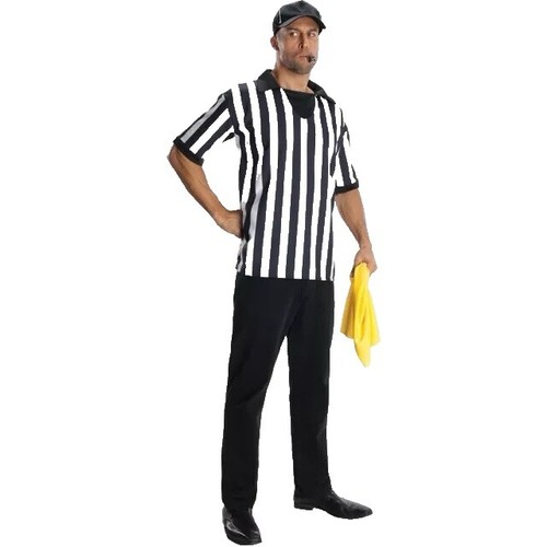 WWE Referee Shirt Fancy Dress Costue X-Large : Aazon.es