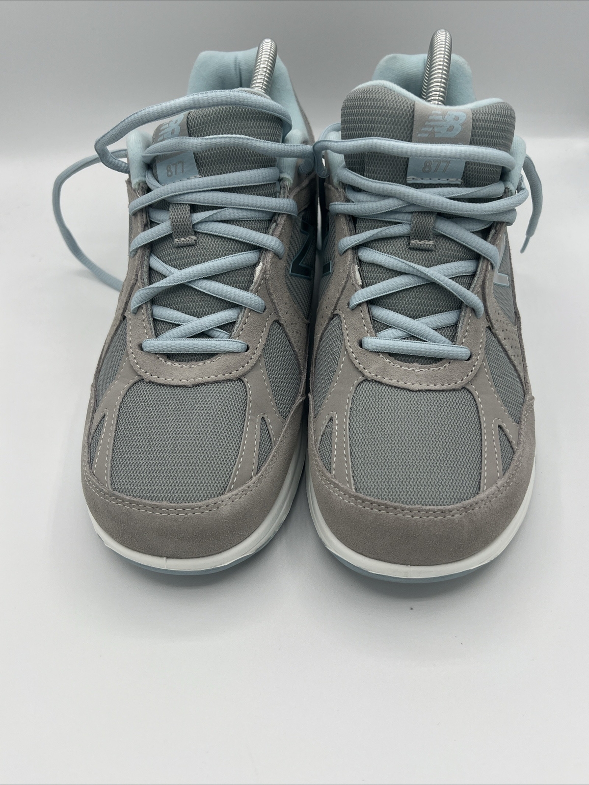 New Balance 877 Womens Walking Shoes Size 10 Gray And Blue eBay
