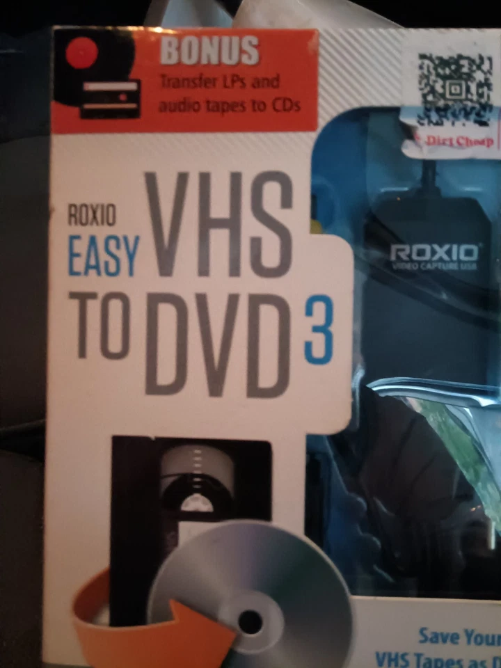 Roxio Easy VHS to DVD 3 Convert Old Home Movies VHS Tapes To DVD 253000 NIB - Image 2 of 4