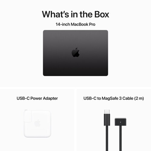 Apple 14" MacBook Pro M3 Pro Space Black 14-Core GPU 36GB RAM 512GB SSD Hebrew - Picture 4 of 4