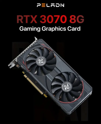H*a様 RTX3070 8GB BAIKAI VPELADN GeForce Peladn Gaming GPU Nvidia RTX 3070 8G Graphics Card GDDR6 Dual Fan