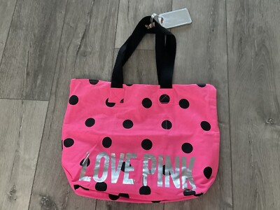 VICTORIA'S SECRET “PINK” Pink w/Black Polka Dot